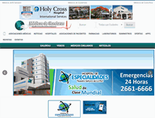 Tablet Screenshot of medicosdehonduras.com